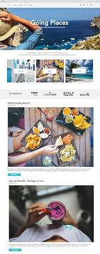 Traveler Blog Website Template Wix Travel Website Design Travel Blog Design Blog Website Template