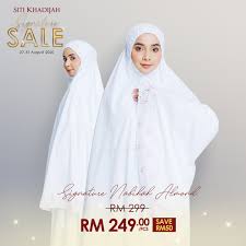 Telekung jenama siti khadijah adalah telekung yang inovasi no. Jimat Rm50 Untuk Setiap Pembelian Telekung Siti Khadijah Facebook