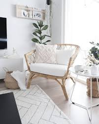 Pelangi Handmade Rattan Dining Wicker Chair W Cushion White Wash Homedecore Homeinspo Furniture Home Decor Home Living Room Home