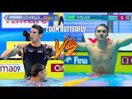 Aaron peirsol (52 s 19) eric shanteau (58 s 57) michael phelps (49 s 72) david walters. Michael Phelps 2009 Vs Kristof Milak 2019 200m Butterfly Youtube