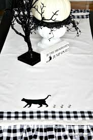 5 out of 5 stars. Homemade Halloween Decoration A Black Cat Table Runner Pretty Diy Home