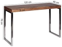 Die höhe ist an ihre bedürfnisse angepasst. Wohnling Konsolentisch Guna Massivholz Sheesham Konsole Mit Metallbeinen Schreibtisch 120x45 Cm Landhaus Stil Sideboard Modern Massiv Echt Holz Natur Anrichte Pc Tisch Sekretar Tisch Flur Kaufen Bei Skyport Gmbh