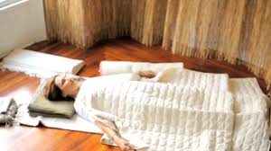 How to fold a yoga blanket. How Our Blankets Teach The Art Of Folding A Yoga Blanket Priti Collection Tools For An Enlightened Life