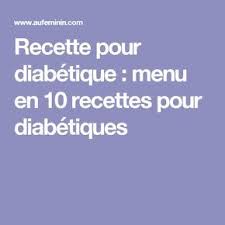 Epingle Sur Recette Diabete