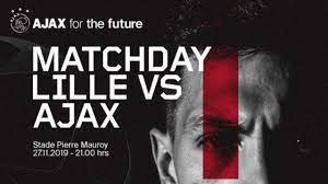 27 november 2019 at 20:00. Lille Vs Ajax Champions League Live Streaming Teams Time In India Ist Where To Watch On Tv