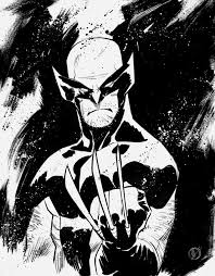 Black And White Superhero Art Striking Black White Superhero Sketches By Matteo Scalera With Images Superhero Sketches Wolverine Art Comic Art