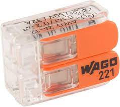 Wago WFR – 2 Stranded Single-Line One Touch Connect Connector 2 Hole 100  Pack (Quantity: 100 Pieces) WFR – 2 : Electronics - Amazon.co.jp