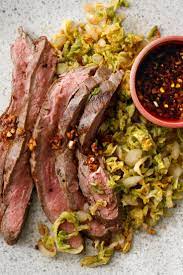 Grilled Flank Steak With Kimchi Style Coleslaw Recipe Coleslaw Recipe Beef Recipes Flank Steak