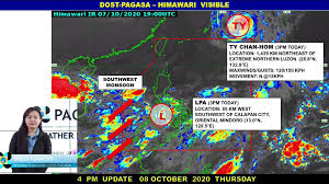 #pagasa weather update today #february 12, 2021 #ulatpanahonngayon #mangtanicruz. Dost Pagasa Public Weather Forecast Issued At 4 00 Pm October 8 2020 Facebook