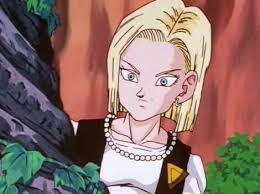 Dragon Ball Z Teamfour Star Cell Saga Android 18 Watching The Battle Between Cell And Vegeta Chica De Cabello Rubio Dragones Majin Boo