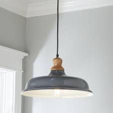 Wood Capped Warehouse Pendant Farmhouse Pendant Lighting Rustic Farmhouse Pendant Lights Barn Light Pendant