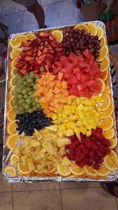 Easy Healthy Fruit Kabobs Fruit Dishes Rainbow Fruit Trays Fruit Buffet