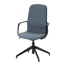 Langfjall Conference Chair With Armrests Gunnared Blue Official Website Ikea Swivel Chair Used Office Chairs Ergonomic Office Chair