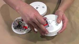 I just replaced both my smoke detector, and the linked i turned off the power to the detectors from the circuit breaker, took out the batteries, unplugged the detectors from the wires, pressed and held the. How To Stop Fix A Smoke Alarm Chirp Beep Youtube