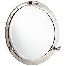 Complete with real nautical rope, they add a bit of the open ocean to any wall. Captains Mirror Moss Manor