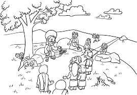 Batismo de jesus para colorir. Desenhos Biblicos Para Imprimir E Colorir