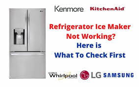 Sep 01, 2021 · also when the water dispenser to the ice maker refills it has gotten really loud. Refrigerator Ice Maker Not Working Here Is How To Fix It