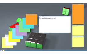 Use the google keep web app. Sticky Notes