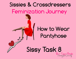 Sissy Task 8 How to Wear Pantyhose Sissy Assignments - Etsy Israel