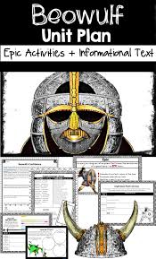 Beowulf Unit Plan With Beowulf Activities Informational Text Digital Options Beowulf Lesson Plans Beowulf Lessons Beowulf
