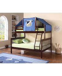 A wide variety of macys furniture beds options are available to you, such as general use, design style, and material. Donco Kids Twin Over Full Mission Bunk Bed With Bunk Bed Tent Kit Reviews Furniture Macy S