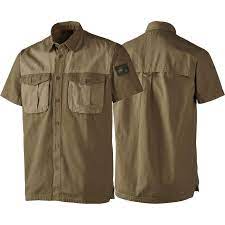 Chemises à manches courtes dans la gamme de bonprix : Chemise Manches Courtes Homme Harkila Ph Range Ss Kaki