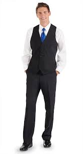 Measure the circumference of your hips. Vest Ensemble With Tuxedo Pants Long Tie