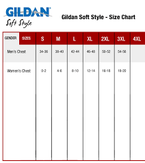 Gildan T Shirts Size Chart For Youth Arts Arts