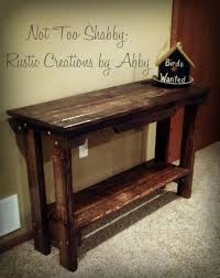 This Table Is Made Out Of A Pallet I Like It You Want A Sofa Table Let S Build One For Free Could Even Pallet Sofa Tables Pallet Furniture Diy Furniture