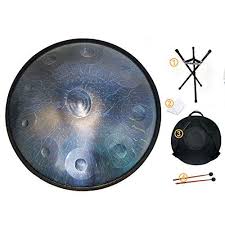 Asteman Handpan Drum In D Minor 10 Notes 22 Inches Steel Hand Drum With Soft Hand Pan Bag 2 Handpan Mallet Handpan S Hand Drum Drums D Minor