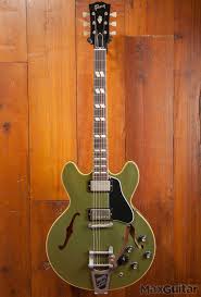 Gibson Es 345 2017 Olive Drab Acoustic Guitar Strings Vintage Guitars Acoustic Guitar