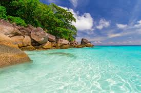 Fonds D Ecran Thailande Tropique Cote Mer Pierres Ciel Phuket Nature Image Phuket Peintures Murales De Papier Peint Fond Ecran