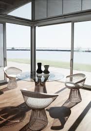 Knoll platner side table, polished arabescato marble & satin rose gold base. Platner Side Chair Designer Furniture Architonic