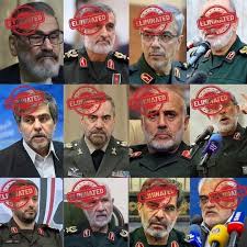 List of Iran's Generals who have been killed by ISRAEL. The truth is out:  the Israeli strike decimated much more than anyone can imagine. This is not  a simple operation, it is