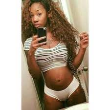 The contour in the fabric of a lower garment (e.g. Ebony Camel Toe
