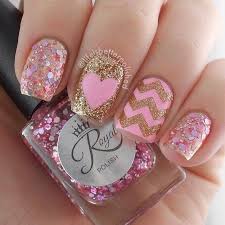 Uñas de besos y corazones efecto azucar | 14 de febrero. Unas De San Valentin 70 Disenos Unas Decoradas Nail Art Unas De San Valentin Manicura De Unas Diseno De Unas Para San Valentin