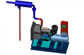 Generator Details 3d Model Drawings Of Electrical Blocks Dwg File Cadbull Model Drawing 3d Model Drawings