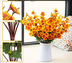 Maybe you would like to learn more about one of these? Artificial Cherry Blossom And Ceramic Vases Fake Plum Blossoms Silk Flowers And Artificial Bouquets Table Decoration Flowers Suitable For Banquet Home Office Decoration Sunset Red Pricepulse