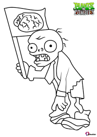 Recently plants vs zombies coloring pages have become especially popular. Plants Vs Zombies Flag Zombie Coloring Page Collection Of Cartoon Coloring Pages For Teenage Printabl Coloring Pages Plants Vs Zombies Printable Coloring Book