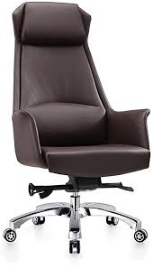 Gnlian Yf Chen Computer Chair Leather High Back Boss Office Chair Ergonomic High End Modern Home Swi Best Ergonomic Chair Executive Office Chairs Office Chair