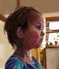 Digital painting of Cillian. 1 hour. @sketchbook_app