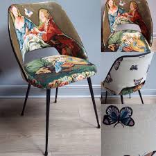 Asuman Dincer Adli Kullanicinin Fauteuils Vintage Et Canevas Upcycling Panosundaki Pin Sandalye Tabure