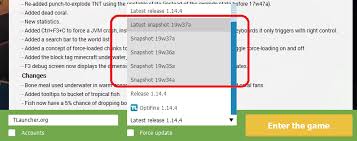 You have to follow my instruction of getting . How To Install Snapshots And Old Versions Of Minecraft In Tlauncher