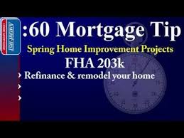 Spring Home Improvements Fha 203k 60 Second Mortgage Tip Mortgage Tips Home Buying Tips Home Mortgage