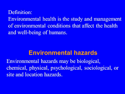 Learning Out Comes By The End Of This Lecture The Students Will Be Able To 1 Apply The Concept Of Environmental Hazards On Their Day To Day Life Ppt Download