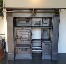 cast iron victorian cooking range
