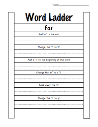 Change the beginning of row to make a word for what you do to make a balloon expand. Word Ladder Short A Pdf Word Ladders Word Work Phonics Words