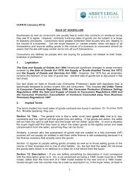 Delete record consumer protection act 1999. you really want to delete this record? Sale Of Goods Law