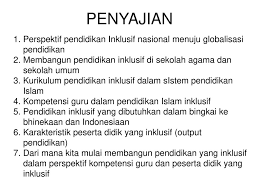 Pendidikan inklusif diharapkan dapat menjadi salah satu upaya untuk meningkatkan partisipasi anak bersekolah (pemerataan kesempatan pendidikan) dan dalam waktu yang bersamaan dapat meningkatkan mutu pendidikan. Kompetensi Guru Dalam Melahirkan Peserta Didik Yang Inklusif Dalam Bingkai Ke Indonesiaan Oleh Prof Dr Mukhtar Mpd Ppt Download