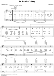 Cheers to you this st. St Patrick S Day Sheet Music Irish Songs Digital Sheet Music